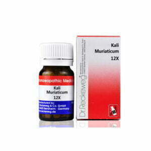 Dr. Reckeweg Kali Muriaticum 12X 20gm biochemic homeopathic tablets