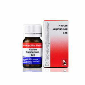 Dr. Reckeweg Natrum Sulphuricum 12X 20gm biochemic homeopathic tablets