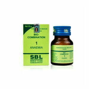 SBL Bio-Combination No. 1 BC 1 biochemic tablets 25gm pack