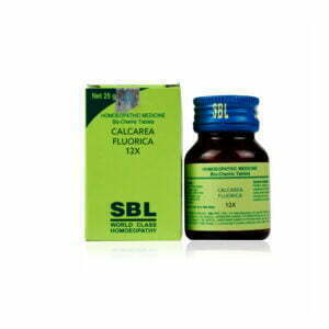 SBL Calcarea Fluoricum 12X biochemic homeopathic tablets