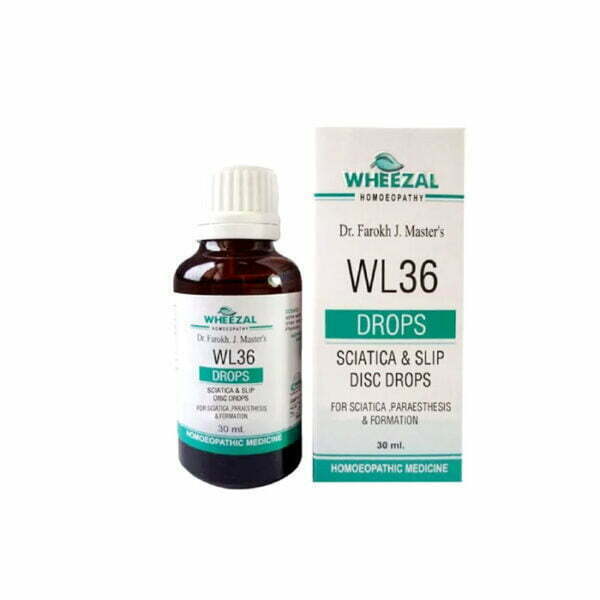 Wheezal WL-36 Sciatica And Slip Disc Drops