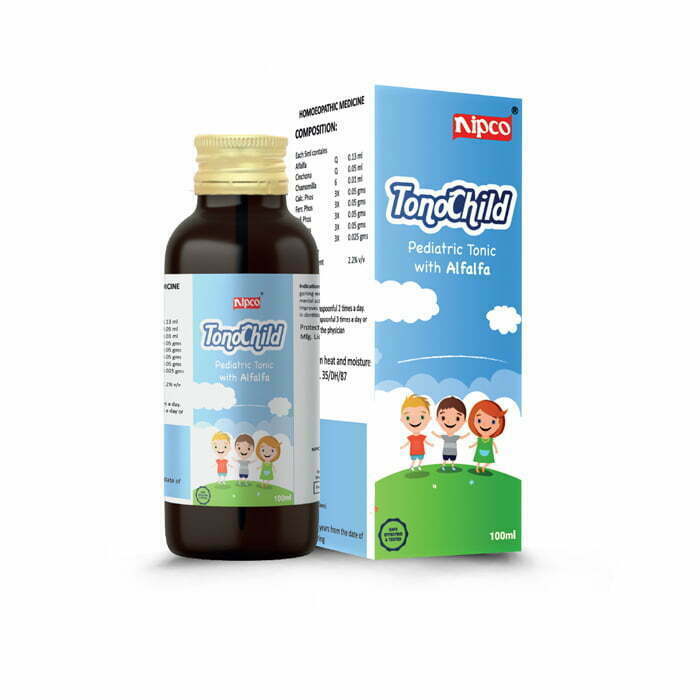 Nipco Tonochild Pediatric Tonic with Alfalfa | HomeoBasket