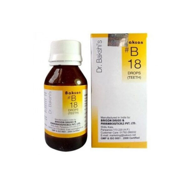 Bakson B18 Teeth Drop (30ML)