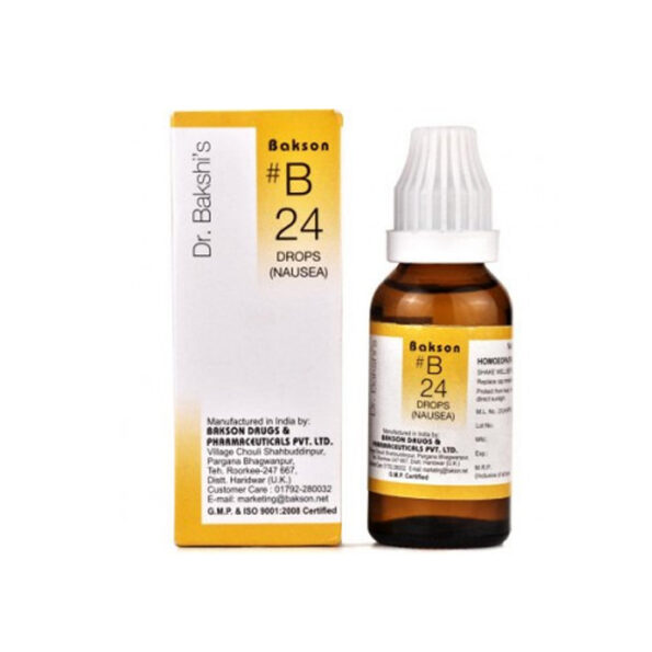 Bakson B24 Nausea Drop (30ML)