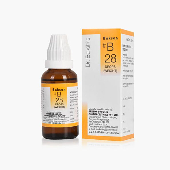 Bakson B28 Weight Drop (30ml)