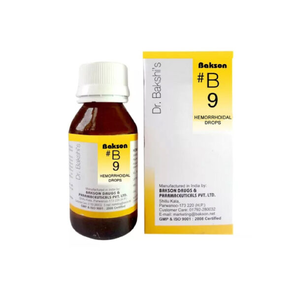 Bakson B9 Hemorrhoidal Drops (30ml)