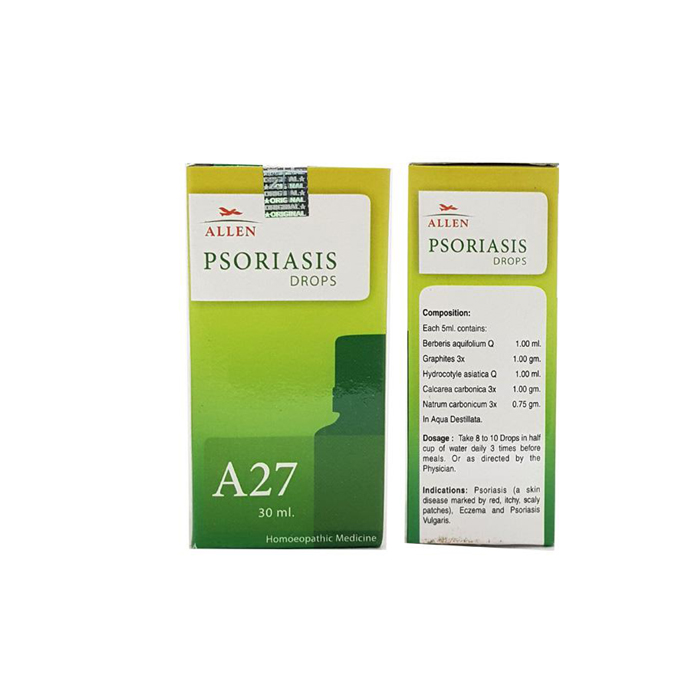 Allen A27 Psoriasis Drops 30ml Homeobasket 